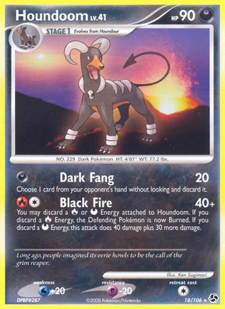 Houndoom 018/106 - Great Encounters Reverse Holofoil