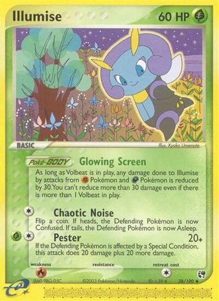 Illumise 038/100 - Sandstorm Reverse Holofoil
