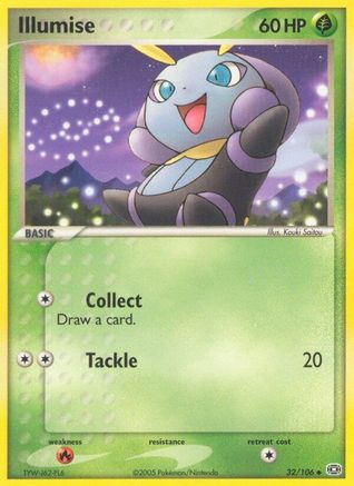 Illumise 032 - Emerald - Reverse Holofoil