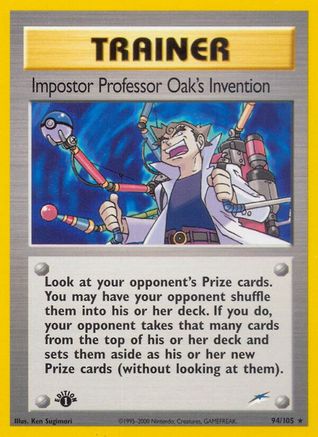 Impostor Professor Oak's Invention 094/105 - Neo Destiny Unlimited