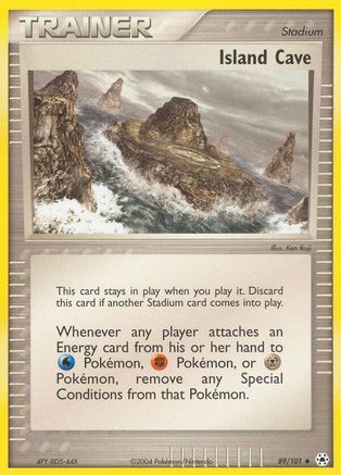 Island Cave 089/101 - Hidden Legends Reverse Holofoil