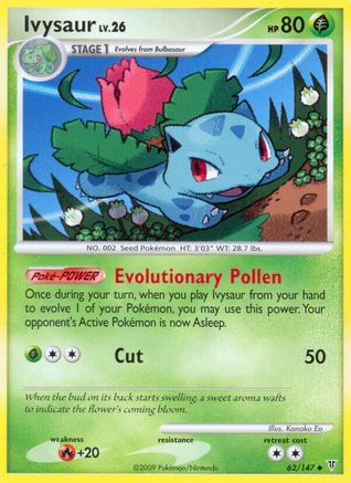Ivysaur 062/147 - Supreme Victors Reverse Holofoil