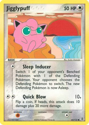 Jigglypuff 065/112 - FireRed & LeafGreen Reverse Holofoil