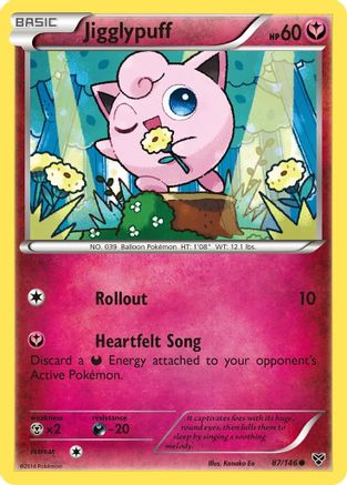 Jigglypuff 087/146 - XY Base Set Reverse Holofoil