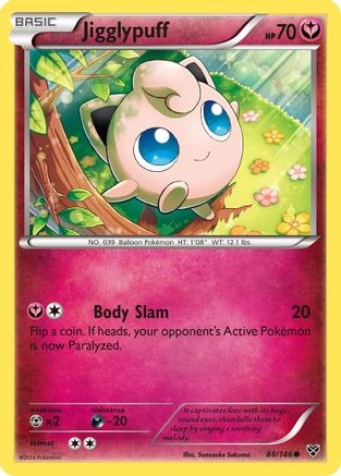 Jigglypuff 088/146 - XY Base Set Reverse Holofoil