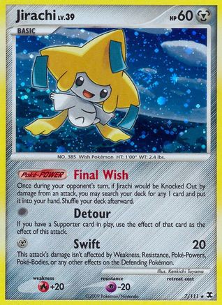 Jirachi 007/111 - Rising Rivals Reverse Holofoil