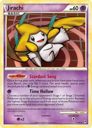 Jirachi 011/95 - Call of Legends Reverse Holofoil