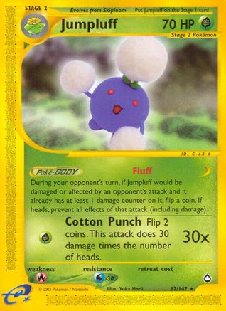 Jumpluff 017/147 - Aquapolis Reverse Holofoil