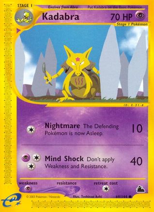 Kadabra 069/144 - Skyridge Reverse Holofoil