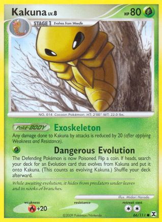 Kakuna 066/111 - Rising Rivals Reverse Holofoil