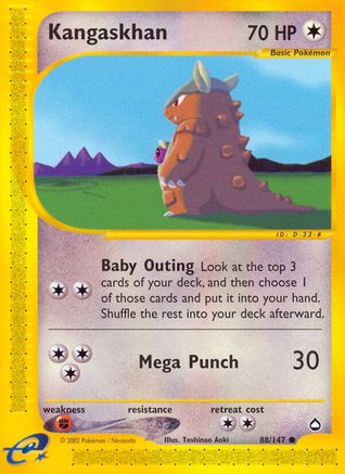 Kangaskhan 088/147 - Aquapolis Reverse Holofoil