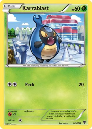Karrablast 006/101 - Plasma Blast Reverse Holofoil