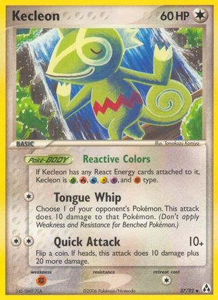 Kecleon 037/92 - Legend Maker Reverse Holofoil