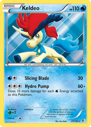 Keldeo 047/149 - Boundaries Crossed Holofoil