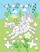 Mindful Sticker By Number: Unicorns