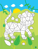 Mindful Sticker By Number: Animals