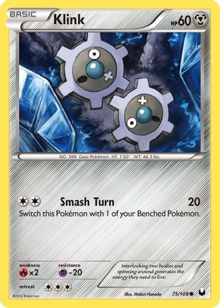 Klink 075/108 - Dark Explorers Reverse Holofoil
