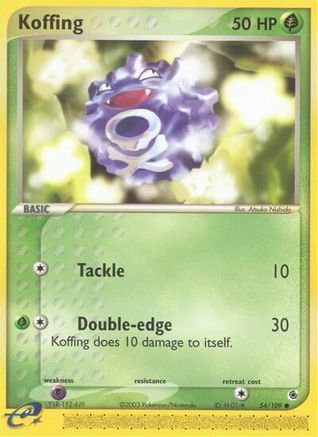Koffing 054/109 - Ruby and Sapphire
