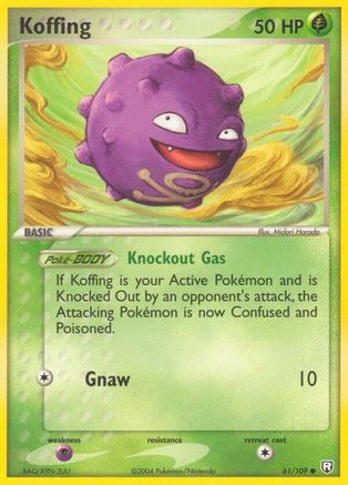 Koffing 061/109 - Team Rocket Returns