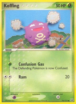 Koffing 072/113 - Delta Species Reverse Holofoil