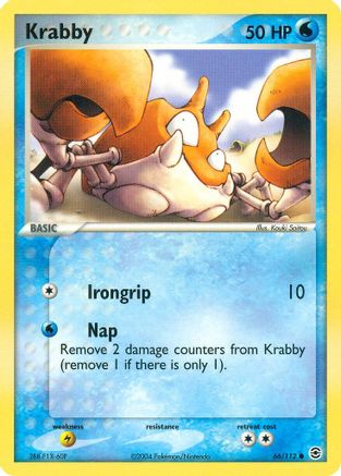 Krabby 066/112 - FireRed & LeafGreen