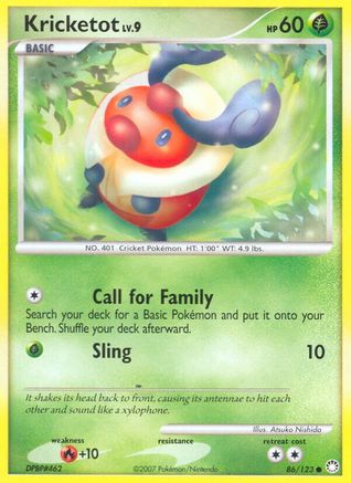 Kricketot 086/123 - Mysterious Treasures