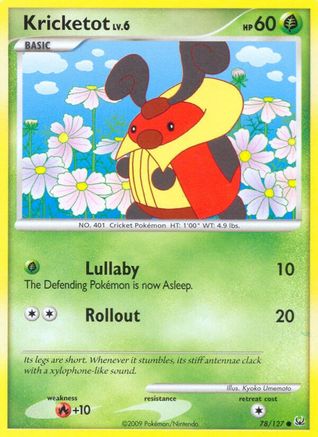 Kricketot 078/127 - Platinum Reverse Holofoil