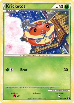 Kricketot 065/102 - Triumphant Reverse Holofoil