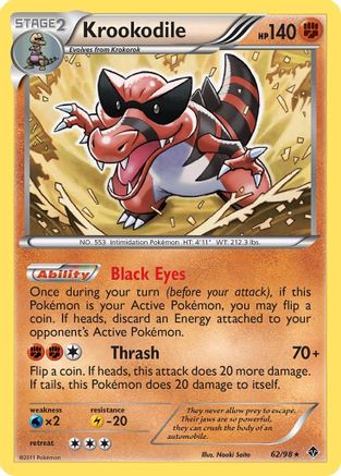 Krookodile 062/98 - Emerging Powers Reverse Holofoil