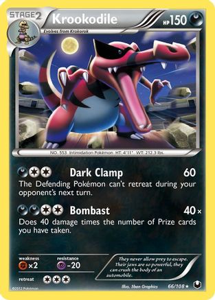 Krookodile 066/108 - Dark Explorers Holofoil