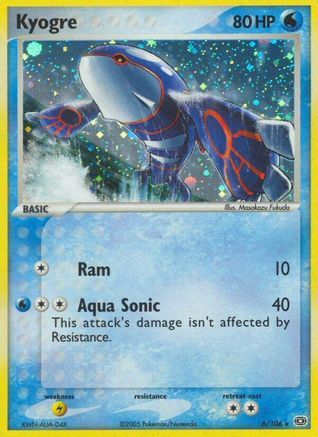Kyogre 006/106 - Emerald - Reverse Holofoil