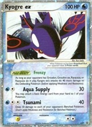 Kyogre ex (EX Collector's Tins) 037/40 - Nintendo Promos Holofoil