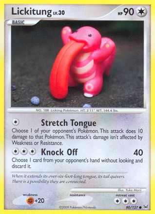 Lickitung 080/127 - Platinum Reverse Holofoil