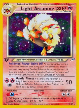 Light Arcanine 012/105 - Neo Destiny