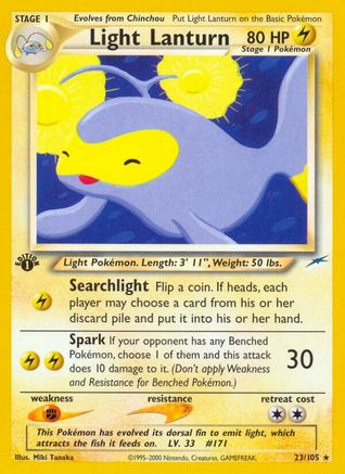 Light Lanturn 023/105 - Neo Destiny 1st Edition