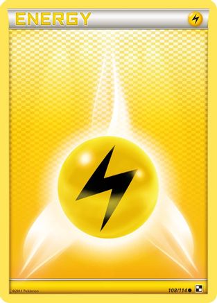 Lightning Energy 108/114 - Black and White