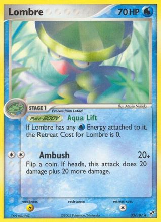 Lombre 033/107 - Deoxys Reverse Holofoil