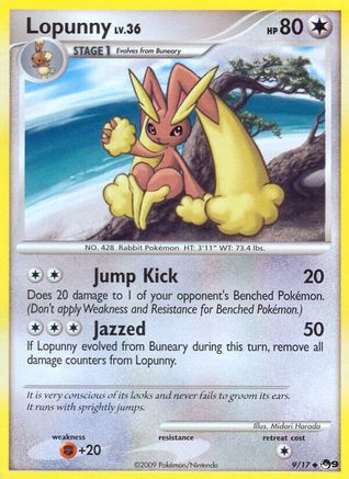 Lopunny 009/017 - POP Series 9