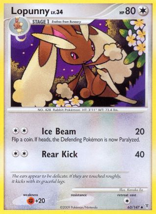 Lopunny 063/147 - Supreme Victors Reverse Holofoil