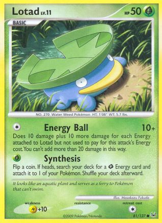 Lotad 081/127 - Platinum