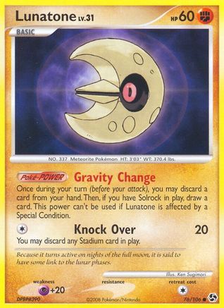 Lunatone 076/106 - Great Encounters