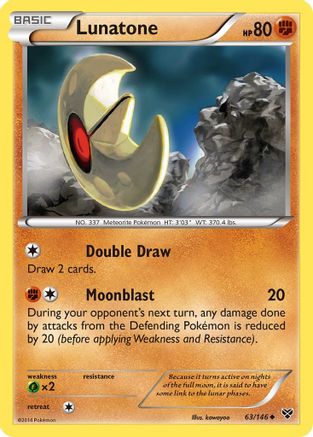 Lunatone 063/146 - XY Base Set