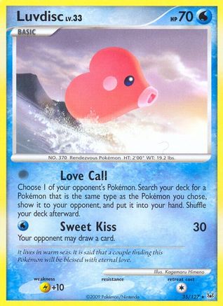 Luvdisc 035/127 - Platinum Reverse Holofoil