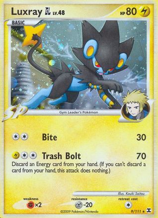 Luxray GL 009/111 - Rising Rivals Holofoil