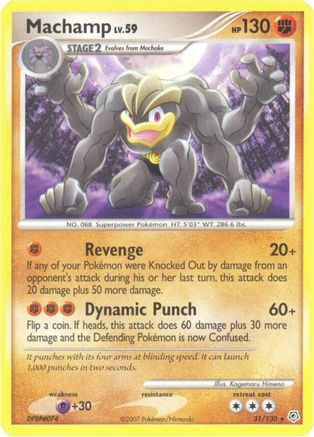 Machamp 031/130 - Diamond and Pearl