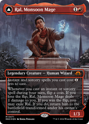 Ral, Monsoon Mage (Borderless) (Textured Foil) (MH3-471) - Modern Horizons 3 (Borderless) Foil