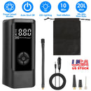 Car Tire Inflator Pump Portable Car Air Compressor Corded Electric Air Pump With LED Light