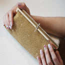 Super Dinner Pack Rhinester Female Bag Bridal Clutch Chain