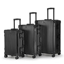 Large-Capacity Aluminum-Frame Rolling Suitcase For Business Travel
