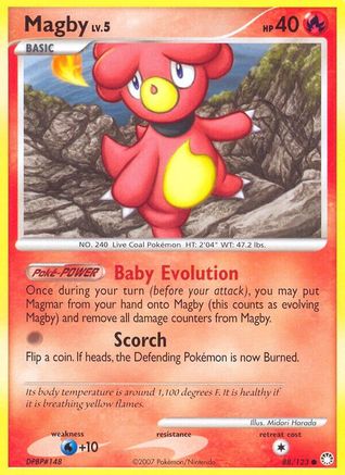 Magby 088/123 - Mysterious Treasures Reverse Holofoil